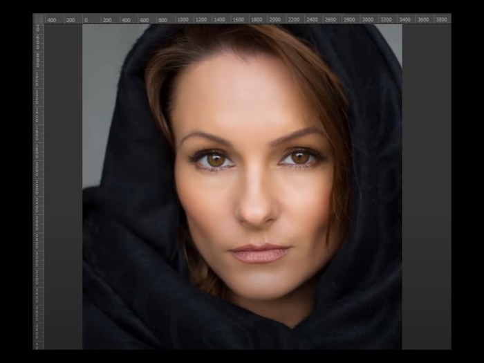 Skin smoothing Photoshop
