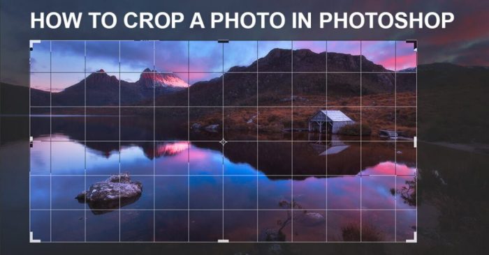 How to crop in Photoshop