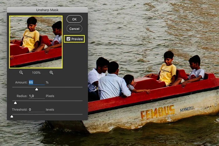 How to sharpen images in Photoshop