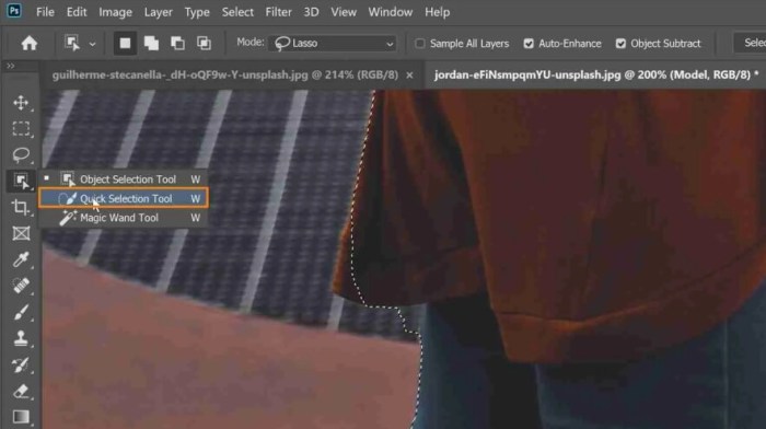 Skin retouching in photoshop