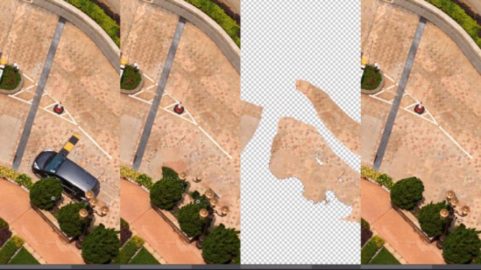 Content-aware fill