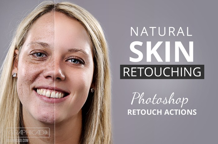 Skin actions retouching photoshop thehungryjpeg cart Skin retouching in photoshop